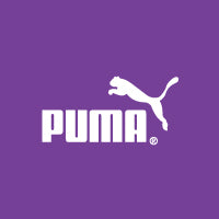 Logo Puma fondo morado