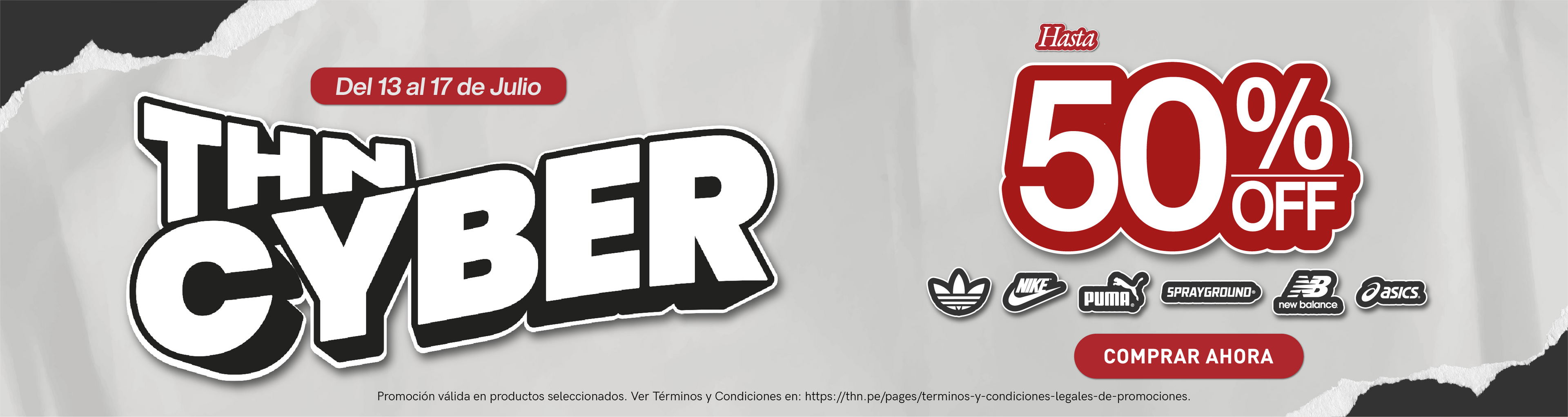 Cyber THN hasta 50% de descuento