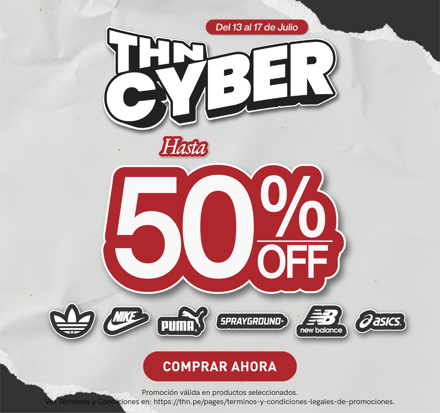 Cyber THN hasta 50% de descuento