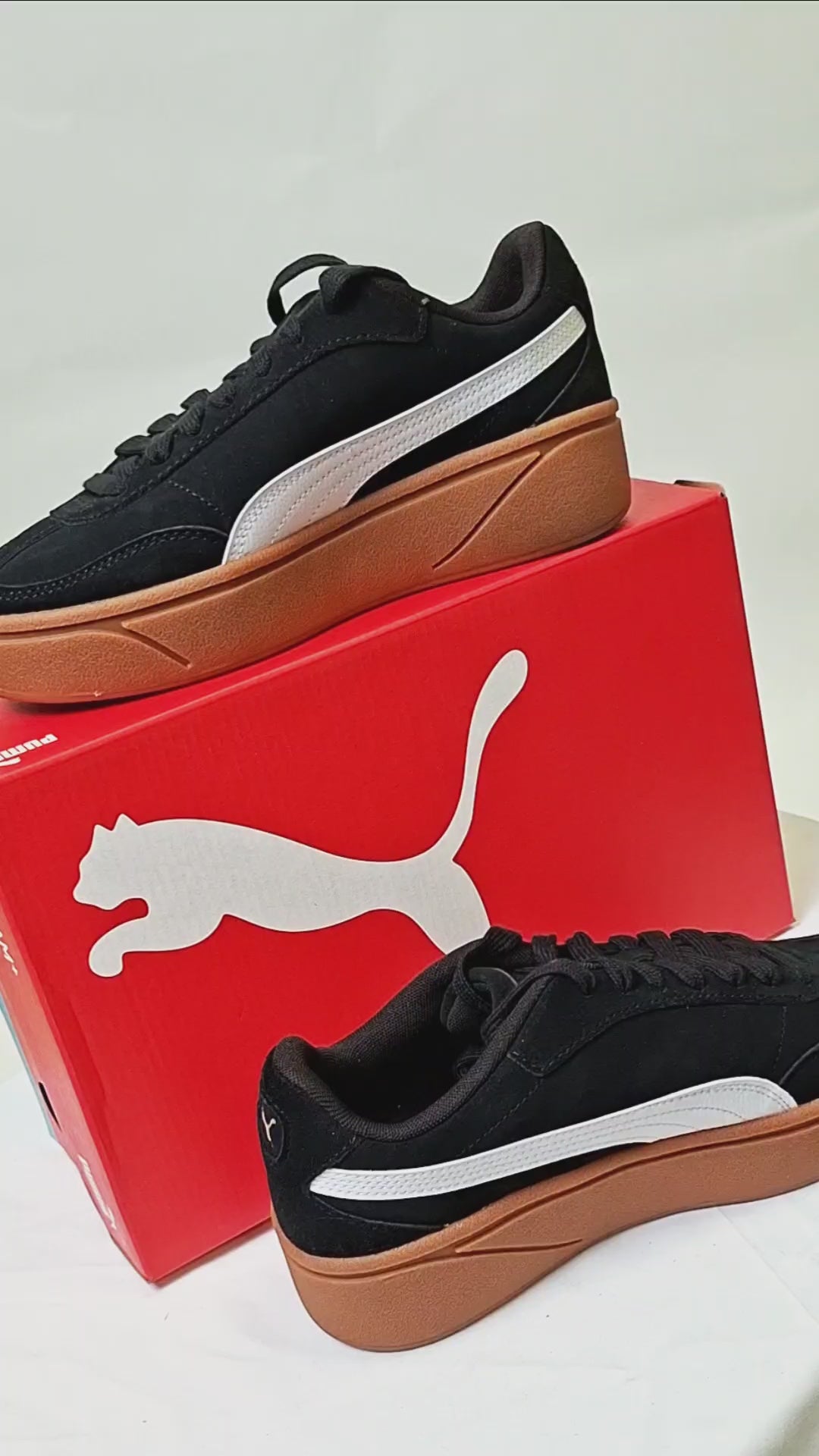 Zapatillas Puma Mujer Club II Era Platform SD Negro