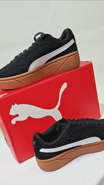 Zapatillas Puma Mujer Club II Era Platform SD Negro