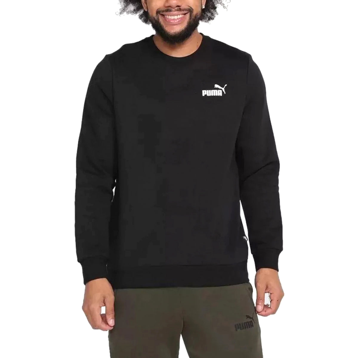 Polera Urbano Hombre Puma Ess Small Logo Crew Fl - Para uso diario