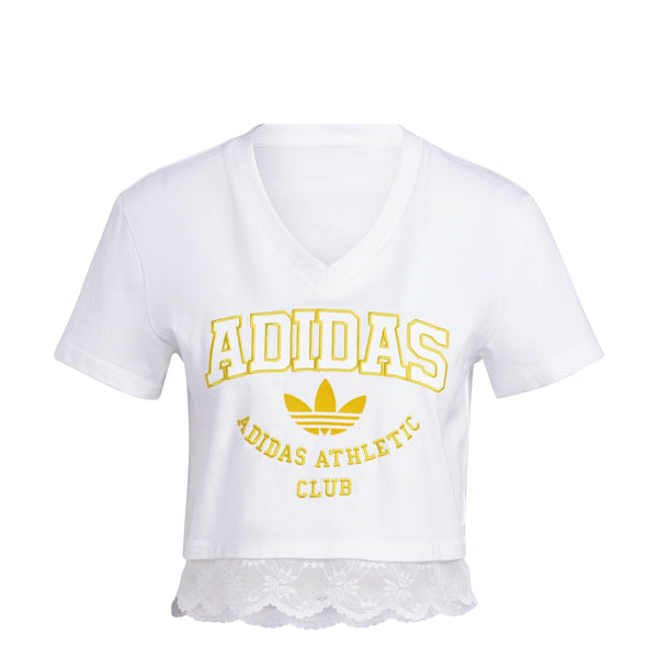 Polo Originals Mujer adidas Cropped Vneck