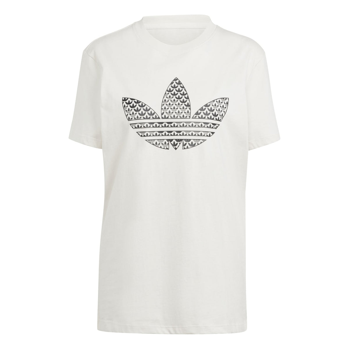 Polo Originals Mujer adidas Monogram Infill color Blanco - código Ij7067