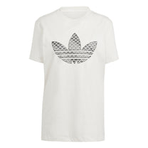 Polo Originals Mujer adidas Monogram Infill color Blanco Outfit streetwear - código Ij7067